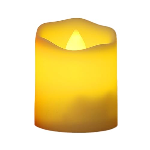 SVCEQZE Velas Artificiales | Iluminación Ambiental Operada Por Baterías | Parpadeantes Velas Eléctricas Falsas de Té,Para Decoración Del Hogar Navidad Boda Fiesta Interior Exterior Dormitorio Sala De