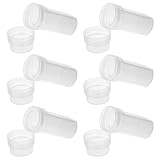 COLLBATH 6 Stück Coplin-Färbetank aus Kunststoff Laborgefäß aus Kunststoff Mikroskop-Kunststoffgefäß Objektträger-Färbegestell Coplin-Kunststoffglas Mikroskopdose Transparent