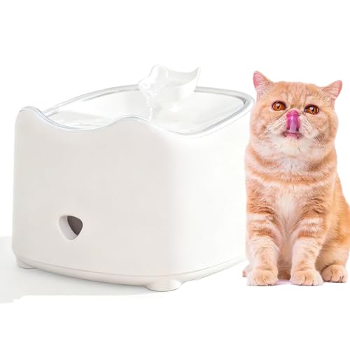 Fuente de agua para gato solar automática 1.8L