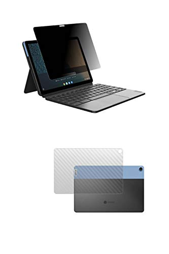 ClearView �y2���g(���+�w��)�zLenovo IdeaPad Duet Chromebook 2020�N6�����f�� 10.1�C���`�Ή��y4way�̂������h�~�z�t���ی�t�B���� �v���C�o�V�[�ی�^�C�v�{�J�[�{���� �w�ʕی�t�B���� ���{��