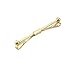 SamWay 2ps Collar Pin Collar Bar,Gold and Silver