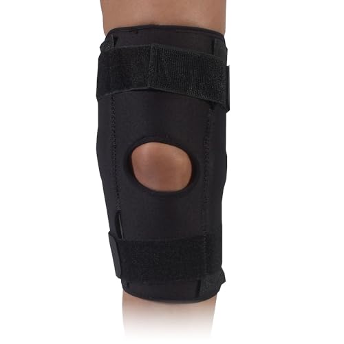 Bilt-Rite Mastex Health X2 Neoprene Hinged Knee Support, Black, Large
