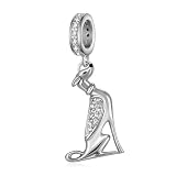 qielizhu Greyhound Charm 925 Sterling Silver Grayhound Charms for Bracelets Dog Jewelry Gifts for Women