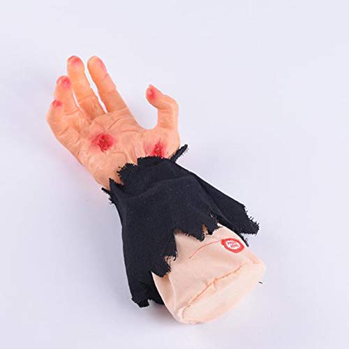 Lin XH Halloween Tricky Juguetes accionado por el Poder de Arrastre Mano Truco simulación Manos Horror Fiesta casa embrujada decoración