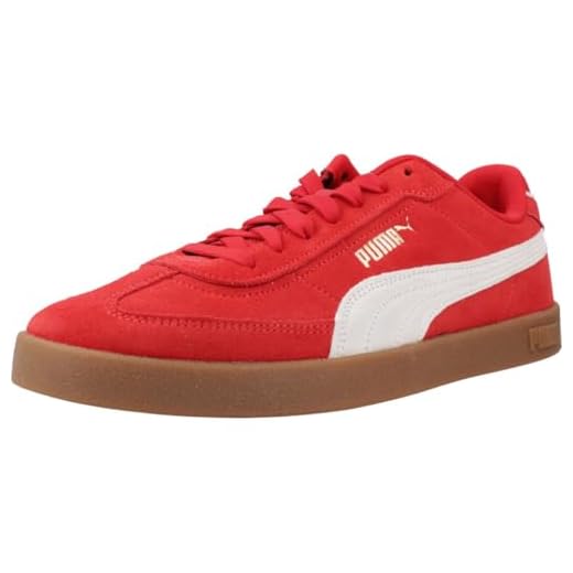 PUMA Club II Era Suede, Zapatillas Unisex Adulto, For All Time Red White Gold, 45 EU
