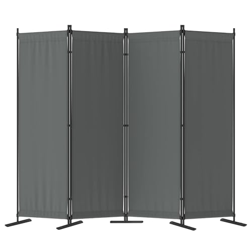 Morngardo Room Divider, Folding Privacy Screens, 4 Panel Room Partitions,