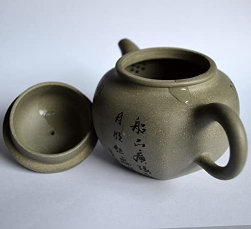 Teapot 6.6Oz Chinese Yixing Clay Genuine Zisha Lvni Gongfu Tea Infuser For Loose Tea #TOP5