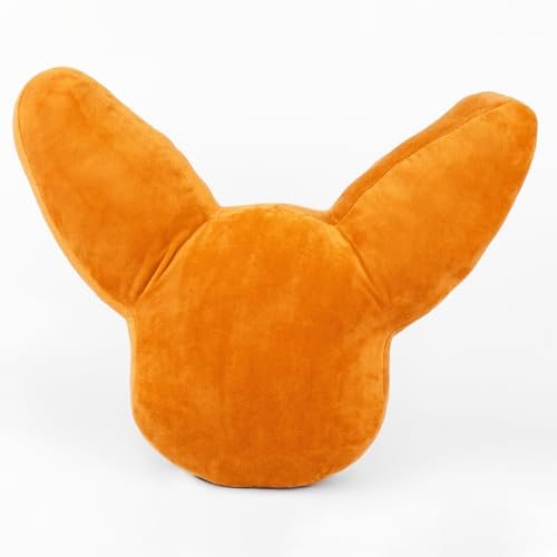 Image of Mirada Brown Pokemon Eevee Face Soft Toy - Officially Licensed - Soft & Cozy Plush Pillow - Ideal Gift for Kids, Boys & Girls - 35cm