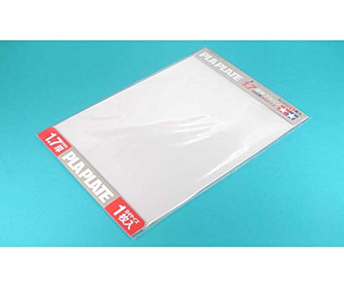 Plaque plastique transparente TAMIYA 70128 de 1,7 mm pour créer des vitrages