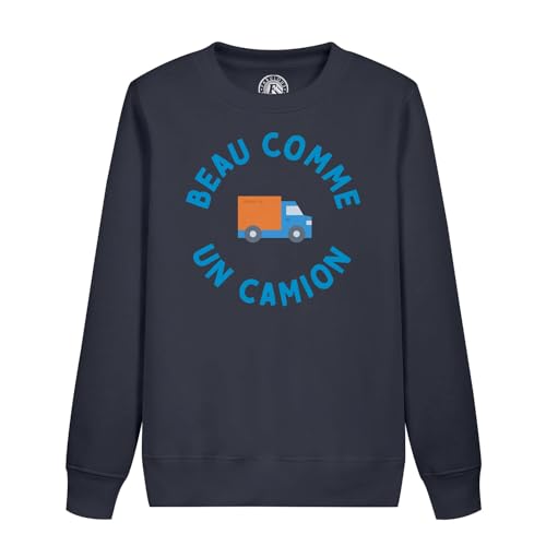 Sweatshirt enfant beau comme un camion en coton bio mignon