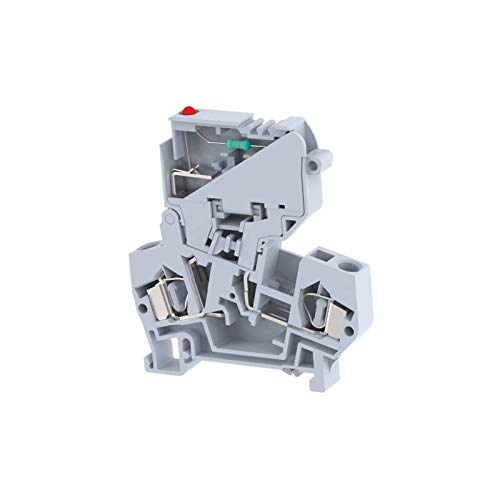 Elmex DCF 4D Screwless Hinged type Fuse terminal block suitable for