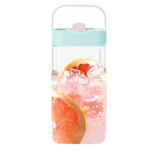 Nudorpn Dispensador de bebidas para frigorífico, dispensador de bebidas, recipiente de agua para frigorífico, bidón grande a prueba de fugas para té, zumo y bebidas, para cocina, camping y fiestas