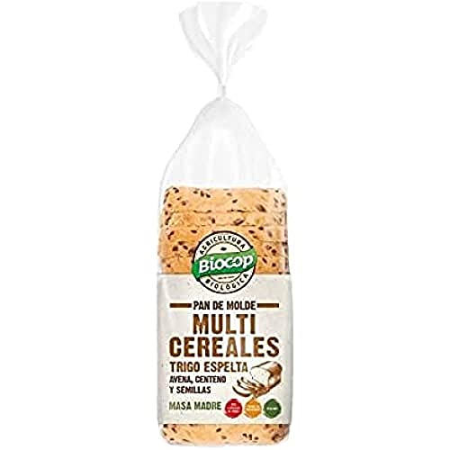 PAN DE MOLDE MULTICEREALES masa madre 400gr BIO