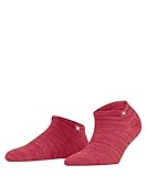 Burlington Damen Soho Vibes Nachhaltige biologische Baumwolle kurz Gemustert 1 Paar Sneakersocken, Rosa (Red Pepper 8074), 36-41