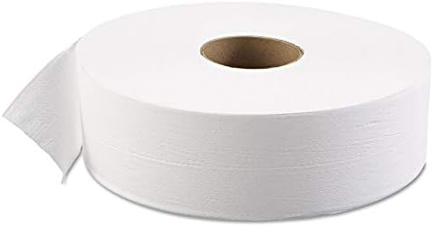 Boardwalk BWK6103 3-5/8 in. x 4000 ft. JRT 1-Ply Bath Tissue - White, Jumbo (6/Carton)