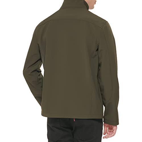 Image of GUESS Men's Softshell Long Sleeve 1 Chest Pocket Jacket