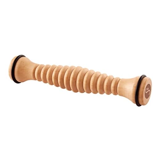 Body Back Wooden Foot Roller, Foot Massager for Plantar Fasciitis, Stress Relief, Relaxation