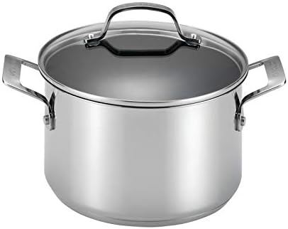 Pemberly Row Stainless Steel 5 qt Nonstick Dutch Oven