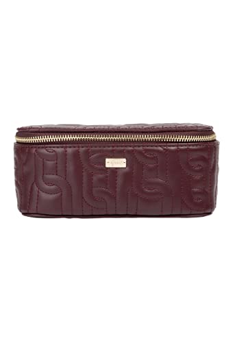 Trousse de toilette pour femme rouge cerise COBIE 25925850-CO01 finitions classiques