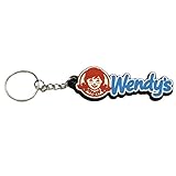 ラバー キーホルダー ウェンディーズ ロゴ Wendy's キーリング アメリカン雑貨