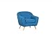 MUEBLIX.COM | Sofa Marte Butaca | Sofas de Salón Modernos | Asiento, Respaldo y Apoyabrazos de Espuma de Poliuretano | Sofa de Diseño