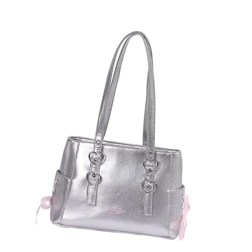 Sac à bandoulière en cuir PU pour femmes avec jolis nœuds