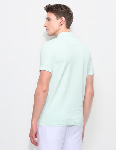 Image of U.S.Polo Association Men's Textured Slim Fit Polo Shirt