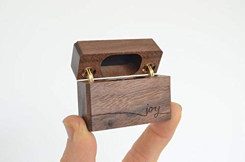 slim wedding ring box