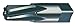 Cleveland C24988 Taper Pipe Reamer, Spiral Flute, Round Shank, Uncoated (Bright) Finish, 1-1/4" Size (Pack of 1)