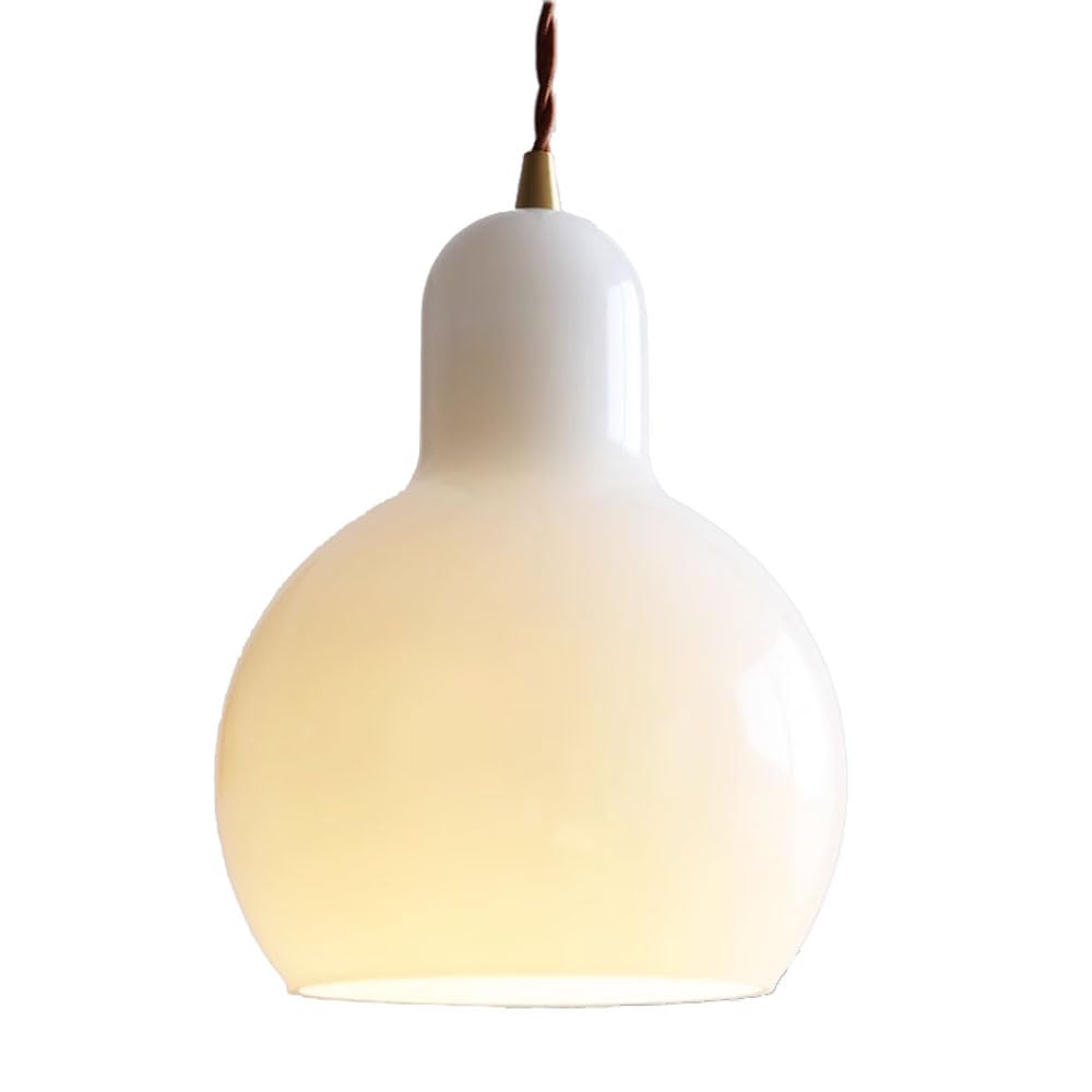 Suspension en verre style français avec douille E27 pour l'éclairage de salon et de bureau