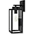 BesLowe Outdoor Wall Mount Light Fixture, Exterior Wall Lantern Waterproof, Black Outside Porch Sconce Lighting with Matte Black Finish & Glass Shade for House Garage Doorway Patio, E26 Socket