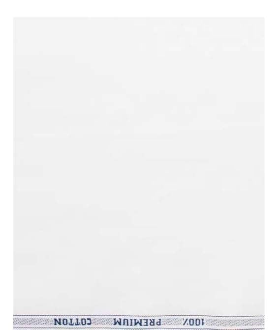 megisha Men's Premium Semi Lenan Cotton Unstitched Shirt Fabric (Milky White -2.25 Meter)-picture-27