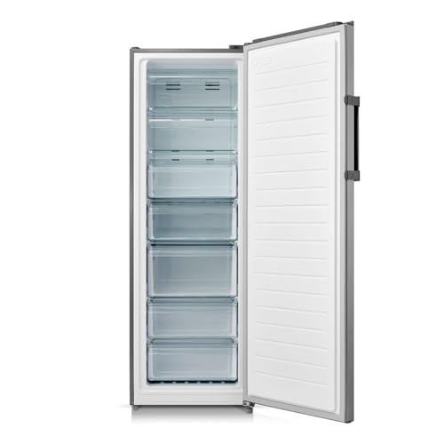 فريزر ميديا عمودي قابل للتحويل بسعة 333 لتر إجمالي و238 لتر صافي، خالي من الصقيع مع تقنية التجميد السريع، تحويل من فريزر إلى ثلاجة بزر ضغطة واحدة، تحكم إلكتروني MDRU333FEE46AE