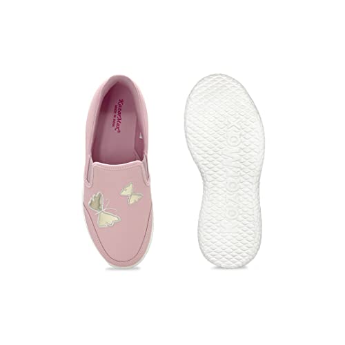 Image of KazarMax Boys & Girls Embroidery Slip-On Sneaker Shoes | Comfortable Loafer |Casual Shoes