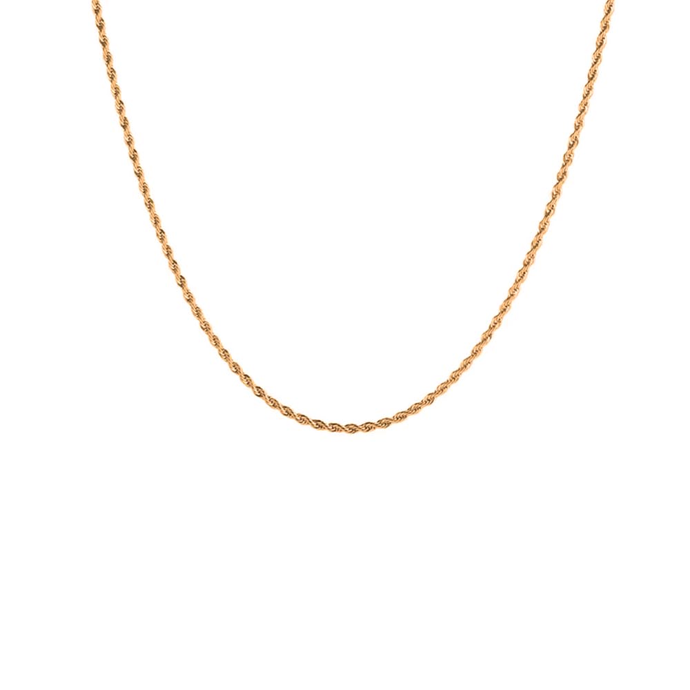 22 Karat vergoldetes Silber (92,5 % Reinheit), italienische Kordelkette (55,9 cm) für Männer, Jungen, Mädchen und Frauen – mpsr_gold, Sterlingsilber, kein Edelstein