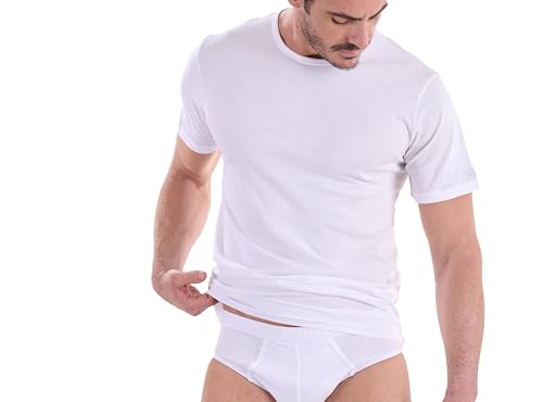 Navigare 516 Maglietta intima, Bianco, X-Large (Taglia produttore:6), Pacco da 3, Uomo