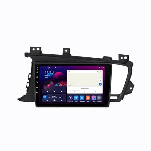 Pantalla Carplay para Kia Optima para evitar multas usando manos libres con cámara trasera
