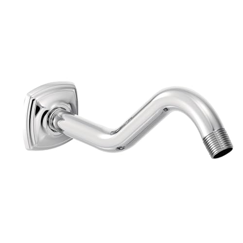 Moen 161951 Bras de douche courbe avec bride, Chrome