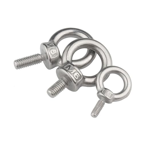 Vis à œil M5 avec anneau de levage fermé en inox 304 pour traction mécanique