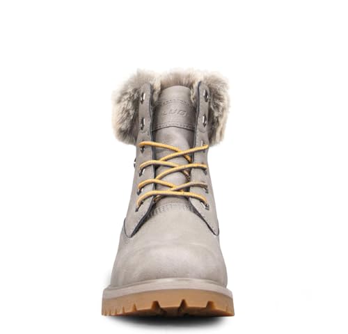 Image of Lugz womens Convoy Faux Fur Lace Up BootsFashion Boot