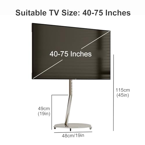 Soporte móvil para TV de 40-75 pulgadas con ruedas miniatura 7