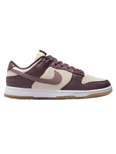 Image of WMNS NIKE DUNK LOW - COCONUT MILK /PLUM ECLIPSE-EARTH, 6.5