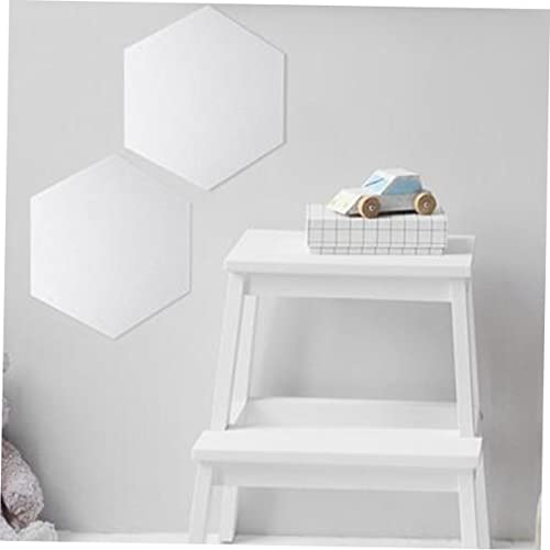Paneles acústicos hexagonales de fieltro BESPORTBLE 12 piezas para decoración de pared, tablero de chinchetas y aislamiento de sonido para estudio en casa miniatura 5