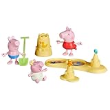 Peppa Pig Geschwister am Strand Spielset mit 3 Figuren und 5 Accessoires, inklusive Baby Evie, Vorschulspielzeug für Mädchen und Jungen ab 3 Jahren