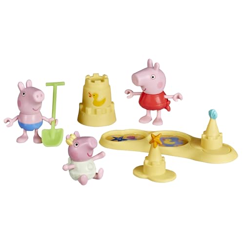 Peppa Pig, Set de Juego Hermanitos en la Playa