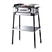 WMF Standfuß, Grill Tisch, Zubehör für alle Grills der WMF Master Grill, Tischgrill Standfuß, 72 cm hoch, cromargan matt/silber