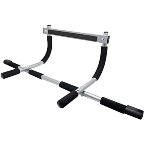 Barra Fixa Mista Paralela de Porta para Exercícios Academia Musculação