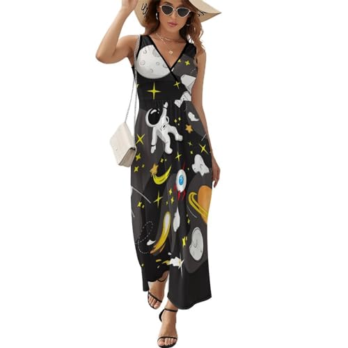 Robe Longue d'Été sans Manches pour Femme | Robe Maxi Chic