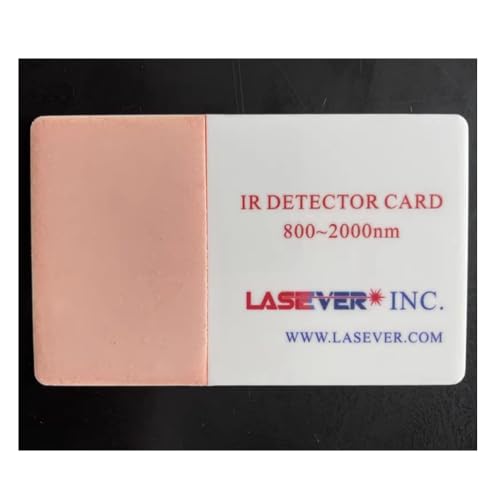 Infrared Display Photosensitive Detection Card Frequency Doubling Film 980nm 1064nm 1550nm 780-1550nm 800-2000nm (800-2000nm Infrared Card)