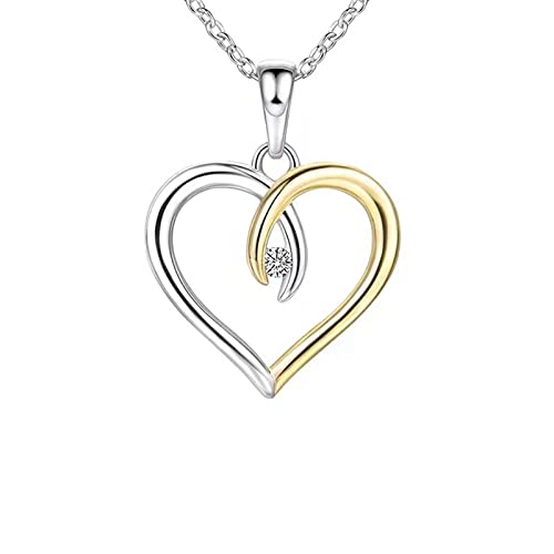 Collier cœur anti-ternissement TQHGM fini les bijoux qui noircissent la peau